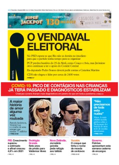 Capa Jornal i ter�a-feira, 01 / fevereiro / 2022