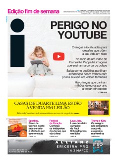 Capa Jornal i sexta-feira, 01 / mar�o / 2019