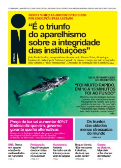 Capa Jornal i segunda-feira, 01 / agosto / 2022