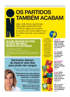 Capa Jornal i quarta-feira, 02 / fevereiro / 2022