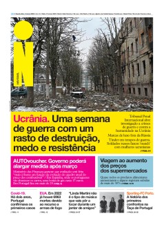 Capa Jornal i quarta-feira, 02 / mar�o / 2022