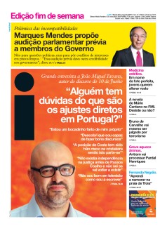 Capa Jornal i sexta-feira, 02 / agosto / 2019