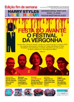Capa Jornal i sexta-feira, 02 / setembro / 2022