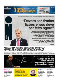 Capa Jornal i ter�a-feira, 03 / maio / 2022