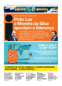 Capa Jornal i segunda-feira, 03 / junho / 2019
