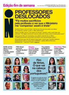 Capa Jornal i sexta-feira, 03 / setembro / 2021