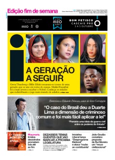 Capa Jornal i quinta-feira, 03 / outubro / 2019