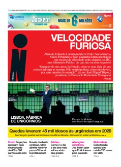 Capa Jornal i quarta-feira, 03 / novembro / 2021