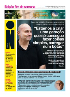 Capa Jornal i sexta-feira, 03 / dezembro / 2021