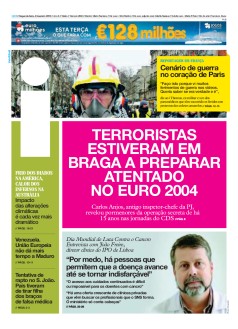Capa Jornal i segunda-feira, 04 / fevereiro / 2019