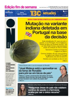 Capa Jornal i sexta-feira, 04 / junho / 2021