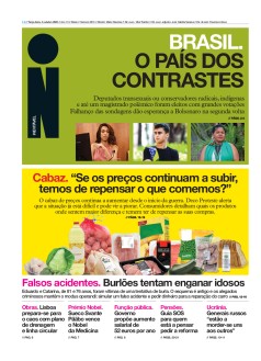 Capa Jornal i ter�a-feira, 04 / outubro / 2022