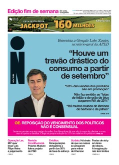 Capa Jornal i sexta-feira, 04 / novembro / 2022