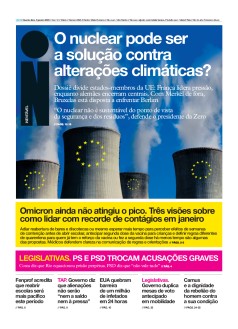 Capa Jornal i quarta-feira, 05 / janeiro / 2022
