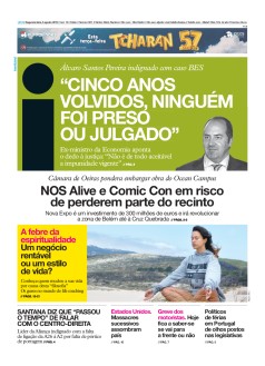 Capa Jornal i segunda-feira, 05 / agosto / 2019