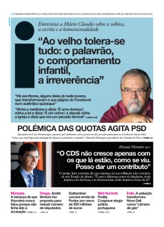 Capa Jornal i ter�a-feira, 05 / novembro / 2019