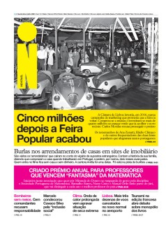 Capa Jornal i quarta-feira, 06 / julho / 2022