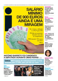 Capa Jornal i quarta-feira, 07 / agosto / 2019