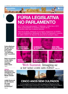 Capa Jornal i quinta-feira, 07 / novembro / 2019