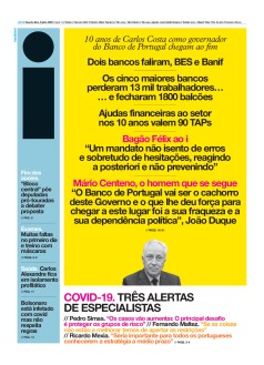 Capa Jornal i quarta-feira, 08 / julho / 2020