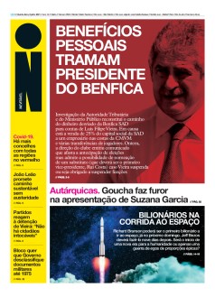 Capa Jornal i quinta-feira, 08 / julho / 2021
