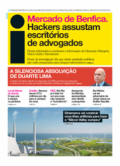 Capa Jornal i quarta-feira, 09 / janeiro / 2019