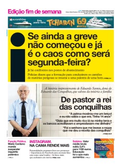 Capa Jornal i sexta-feira, 09 / agosto / 2019