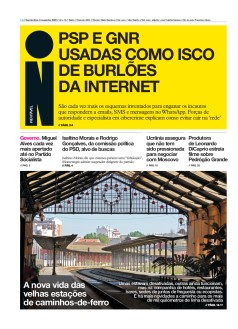 Capa Jornal i quarta-feira, 09 / novembro / 2022
