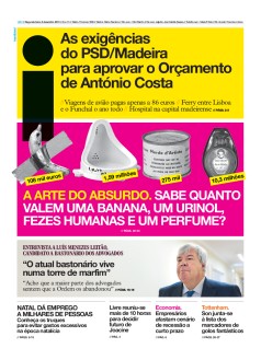 Capa Jornal i segunda-feira, 09 / dezembro / 2019
