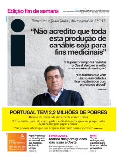 Capa Jornal i sexta-feira, 10 / maio / 2019
