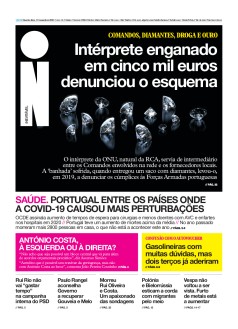 Capa Jornal i quarta-feira, 10 / novembro / 2021