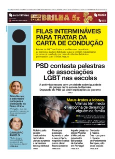 Capa Jornal i segunda-feira, 11 / mar�o / 2019