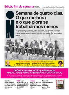 Capa Jornal i sexta-feira, 11 / novembro / 2022