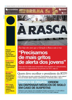 Capa Jornal i ter�a-feira, 12 / mar�o / 2019