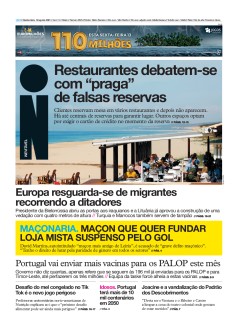 Capa Jornal i quinta-feira, 12 / agosto / 2021