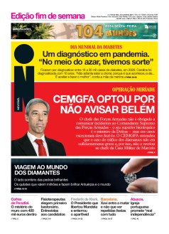 Capa Jornal i sexta-feira, 12 / novembro / 2021