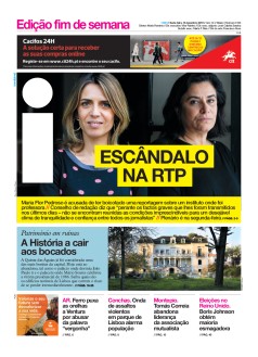 Capa Jornal i sexta-feira, 13 / dezembro / 2019