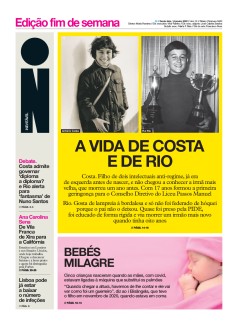 Capa Jornal i sexta-feira, 14 / janeiro / 2022