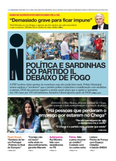 Capa Jornal i segunda-feira, 14 / junho / 2021