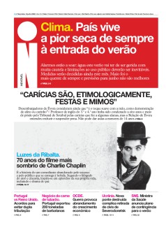 Capa Jornal i ter�a-feira, 14 / junho / 2022