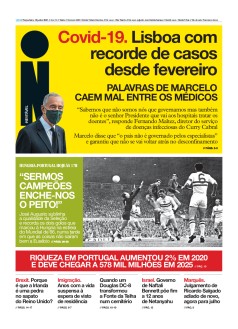Capa Jornal i ter�a-feira, 15 / junho / 2021
