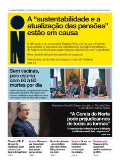 Capa Jornal i quinta-feira, 15 / julho / 2021