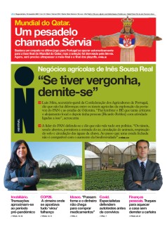Capa Jornal i segunda-feira, 15 / novembro / 2021