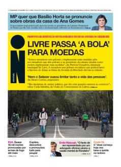 Capa Jornal i segunda-feira, 16 / maio / 2022