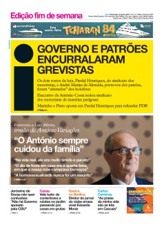 Capa Jornal i sexta-feira, 16 / agosto / 2019