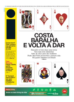 Capa Jornal i quarta-feira, 16 / outubro / 2019