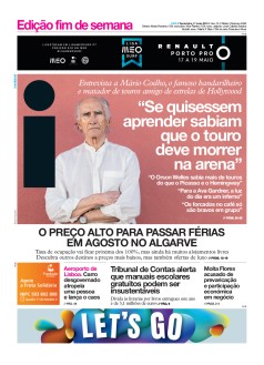 Capa Jornal i sexta-feira, 17 / maio / 2019