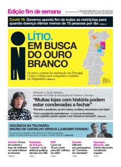 Capa Jornal i sexta-feira, 18 / fevereiro / 2022