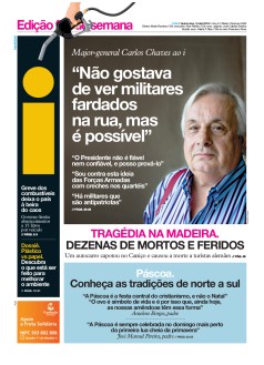 Capa Jornal i quinta-feira, 18 / abril / 2019