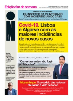 Capa Jornal i sexta-feira, 18 / junho / 2021
